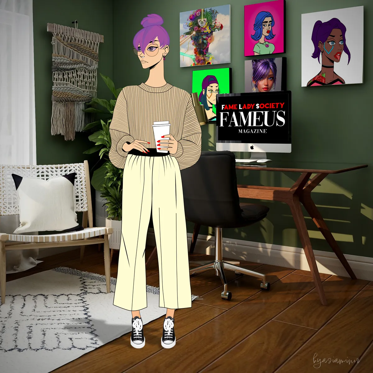 Fame Lady IP Art
